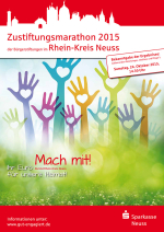 Plakat des Zustiftungsmarathons 2015