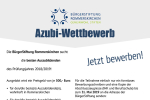 Plakat zum Azubi-Wettbewerb 2018/2019