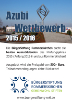 Plakat zum Azubi-Wettbewerb 2015/2016