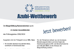 Plakat zum Azubi-Wettbewerb 2021